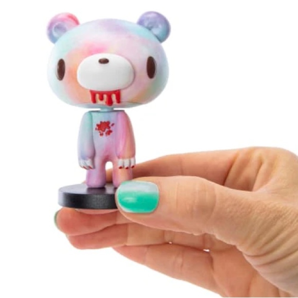 Gloomy Bear Mini Bobblehead Figurine in RAINBOW Color NEW in Box Sealed